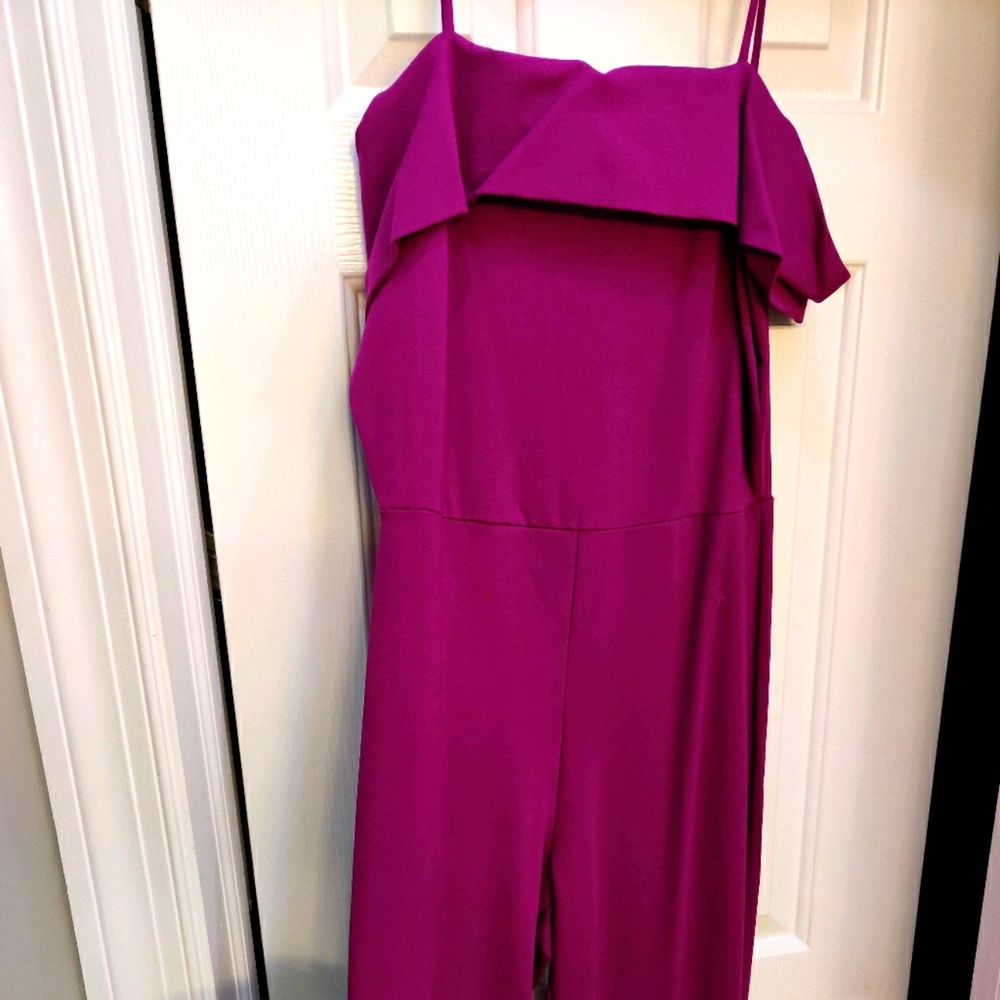 Purple off the shoulder jumper